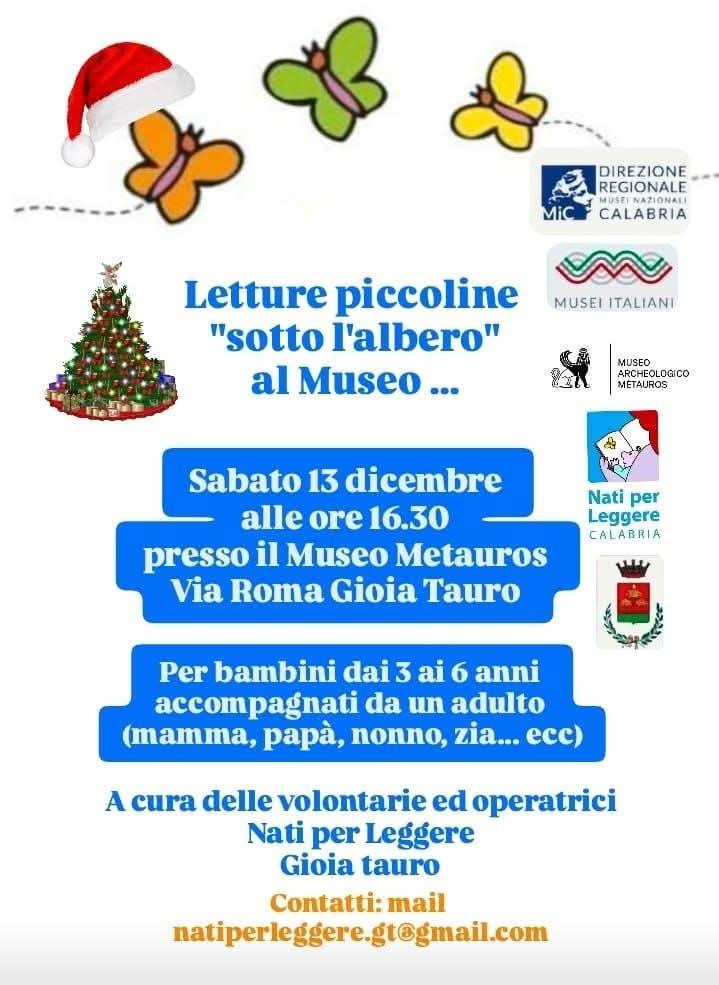 Letture piccoline "sotto l'albero" al Museo . . . .